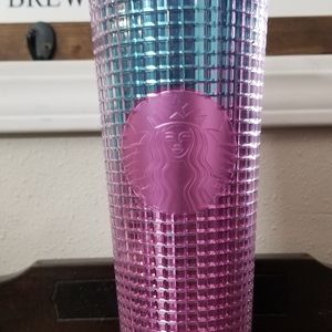 Starbucks pink and blue cup